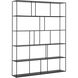Eiffel Black Bookcase, Extra Large